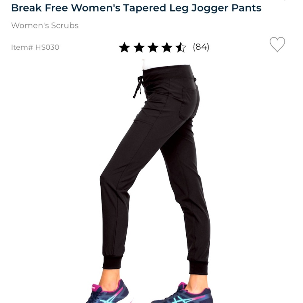 🖤HEARTSOUL TAPERED SCRUB PANTS 🖤